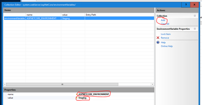 How to setup ASPNETCORE_ENVIRONMENT variable on an IIS Website - If You